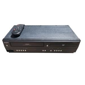 Sanyo FWDV225F DVD VHS Combo Player With Remote- Tested and Works